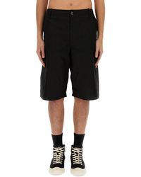 KENZO - Bermuda cargo in cotone con patch logo - Lyst