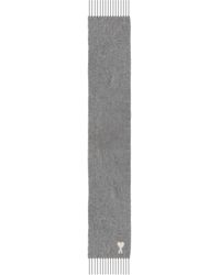 Ami Paris - Sciarpa Con Logo - Lyst
