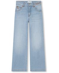 Chloé - Denim Pants - Lyst