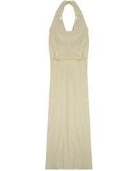 Alysi - Abito Lungo Con Scollo - Lyst