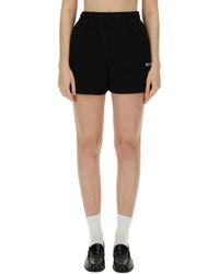 ROTATE BIRGER CHRISTENSEN - Logo-Embroidered Track Shorts - Lyst