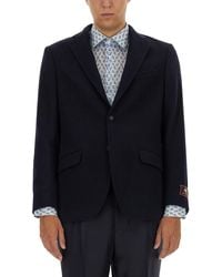 Etro - Single-Breasted Cashmere Jacket - Lyst