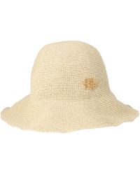Ruslan Baginskiy - Straw Hat With Embroidered Loco - Lyst