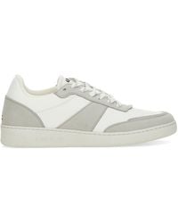 A.P.C. - Low-Top Sneakers With Light Suede Overlays - Lyst