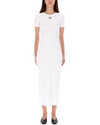 Marine Serre - Midi Dress "Moon - Lyst