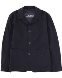Herno - Wool Blend Blazer - Lyst