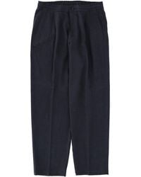 Herno - Logo-Plaque Button-Fastening Tapered Trousers - Lyst