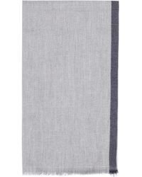 Brunello Cucinelli - Sciarpa Di Lana E Cashmere - Lyst