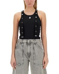 The Attico - Jersey Tank Top - Lyst
