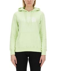 The North Face - Felpa Con Logo - Lyst