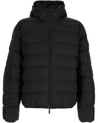 Moncler - Piumino Corto "Arajoki" Con Cappuccio - Lyst