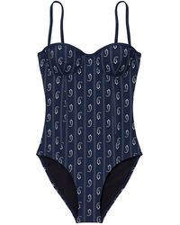 Tory Burch - One Piece Swimsuit With "Paisley" Print - Lyst