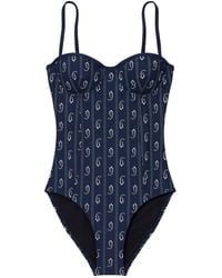 Tory Burch - One Piece Swimsuit With "Paisley" Print - Lyst