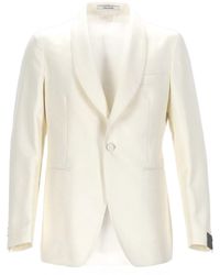 Tagliatore - Shawl Lapel Single-Button Blazer - Lyst