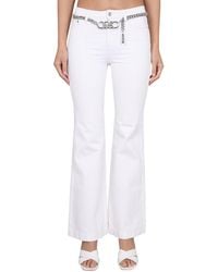 MICHAEL Michael Kors - Pants With Logo Belt - Lyst