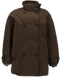 Brunello Cucinelli - Double-Breasted Down Jacket - Lyst