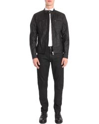Belstaff Giacca "weybridge" In Cotone Spalmato - Black