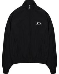 Balenciaga - Track Jacket With Logo - Lyst