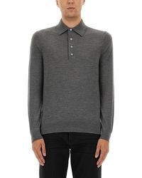 Tom Ford - Fine Merino Virgin Wool Polo Shirt - Lyst