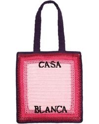 CASABLANCA - Tote Bag With Logo - Lyst