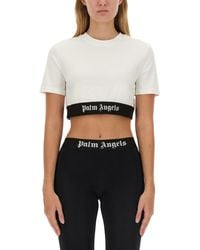 Palm Angels - T-Shirt With Logo - Lyst