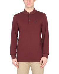 BOSS - Polo Con Patch Logo - Lyst