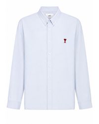 Ami Paris - Camicia Con Logo - Lyst