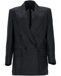 Max Mara - Double-Breasted Jacket "Olimpia" - Lyst