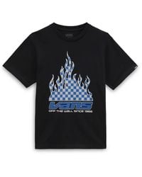 Vans - Reflective Checkerboard Flame T Shirt - Lyst