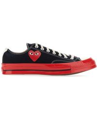 COMME DES GARÇONS PLAY - Heart Print Sneaker - Lyst