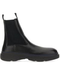 Burberry - Leather Boot - Lyst