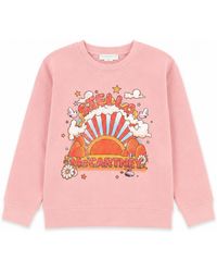 Stella McCartney - Felpa Girocollo Con Stampa Grafica - Lyst