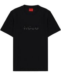 HUGO - T-Shirt "Dumeo" Con Logo - Lyst