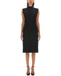 Sportmax - Edile Wool And Cotton-Blend Midi Dress - Lyst