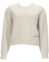 A.P.C. - A. P.C. Maglia "Anna" Con Logo - Lyst
