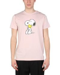 MOA "snoopy" Cotton T-shirt - Pink