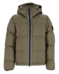 Stone Island - Piumino Antistrappo Con Cappuccio Removibile - Lyst