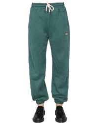 MOUTY - "BIGGIE" Cotton JOGGING Pants With Logo Patch - Lyst