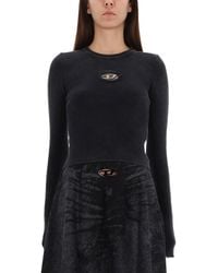 DIESEL - T-Shirt M-Anchor-A - Lyst