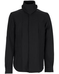 Rick Owens - Overshirt "Tower Runway" - Lyst