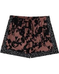 Dries Van Noten - Swimsuit Floral Print Polyamide Swim Shorts - Lyst