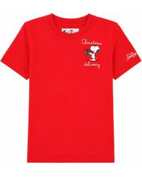 MC2 Saint Barth - T-Shirt Con Stampa "Snoopy" - Lyst