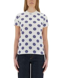 Moschino - Ballpoint Pen Polka Dots" T-Shirt - Lyst