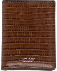 Tom Ford - Portacarte Pieghevole "T Line Classic" - Lyst