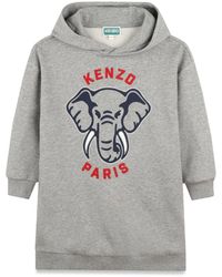 KENZO - Hooded Dress - Lyst