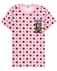 Moschino - Graphic Crew Neck T-Shirt - Lyst