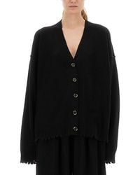 Uma Wang - Cashmere Cardigan With Relaxed Fit And Button-Down Front - Lyst