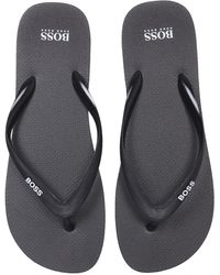 BOSS by HUGO BOSS "pacific" Thong Sandals in White for Men | Lyst Australia