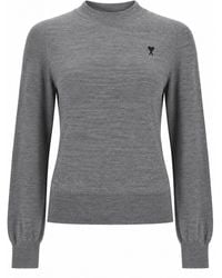 Ami Paris - Maglia Con Logo - Lyst