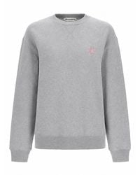 JW Anderson - Felpa Con Logo Ricamato "Anchor" - Lyst